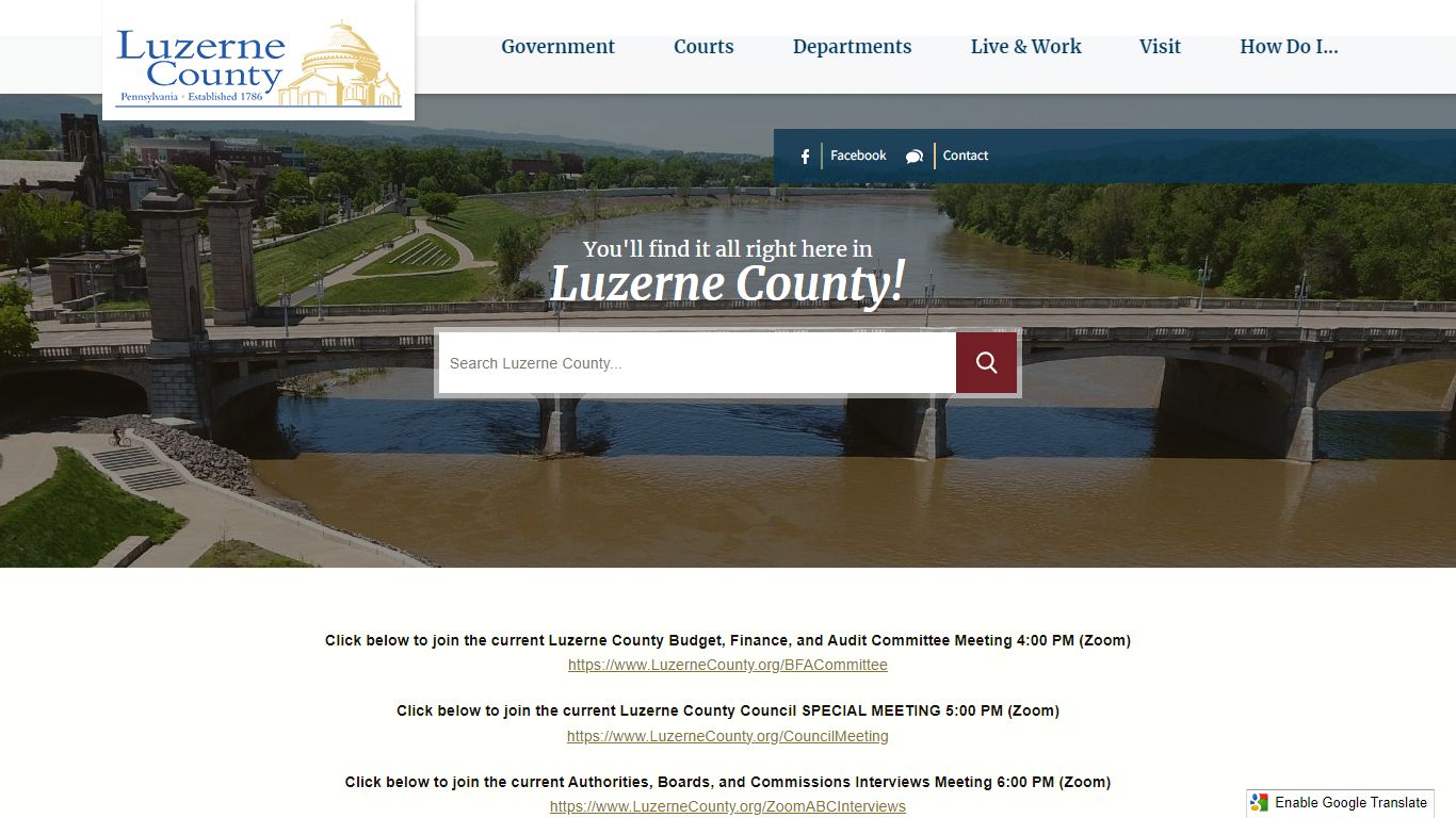 Luzerne County, PA | Official Website